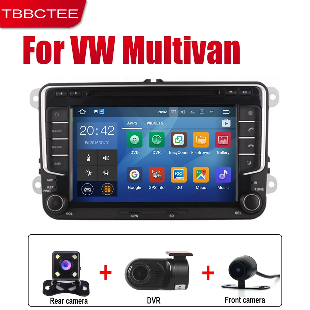 Extre Items TBBCTEE Android автомобильный Радио Стерео gps навигация для Volkswagen VW Multivan 2010~ BT wifi 2din автомобильный Радио мультимедийный плеер - Цвет: Extre Items