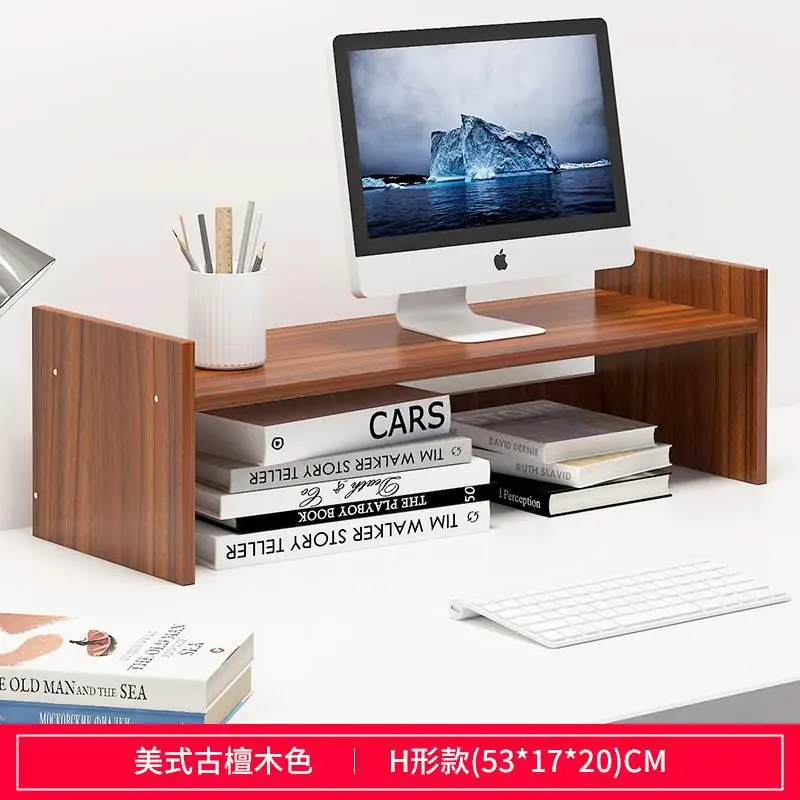Desktop Pad Computer Heightening Rack Office Desktop Keyboard Storage Shelf Screen Display Heightening Bracket - Цвет: F