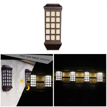 

2 Pcs Solar Light Extended Version Zero Power Consumption Wall Lamp IP65 Waterproof Garden Landscape Fence Decoration LK