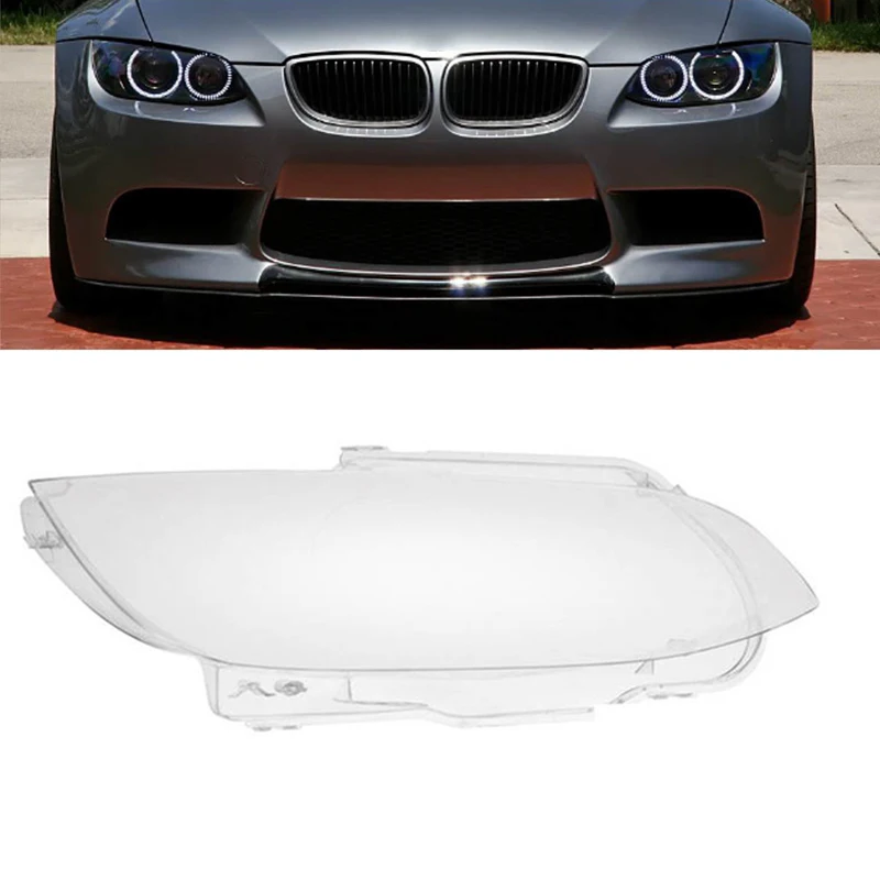 

Headlight Lens Covers, Head Light Lamp Cover for BMW 3 Series E92 Coupe / E93 Convertible 2 Door After Facelift 09-13