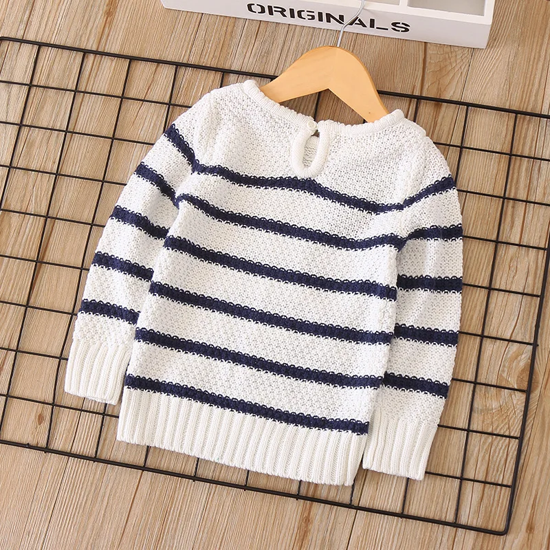 

Bf-my083 Linen Flower Color Weaving Stripes GIRL'S Sweater 2018 Autumn New Style Childrenswear KID'S Jacket