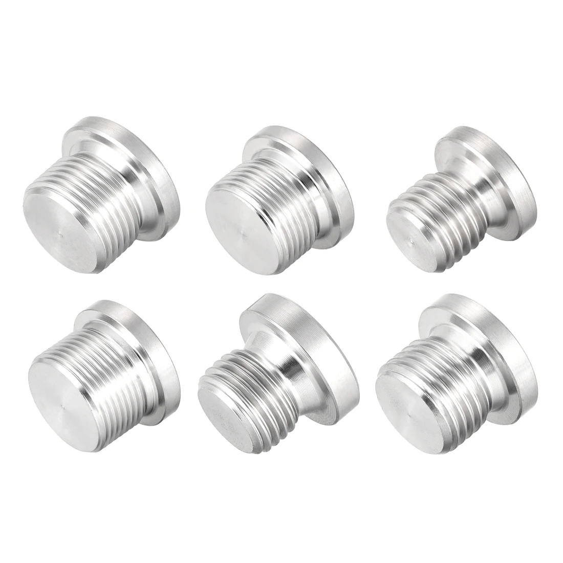 uxcell 1-3pcs Countersunk Plug Internal Hex Head Socket w Flange M10x1 ...