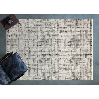 

Apex Loft 3 'x 5' Polypropylene Grey Runner Rug