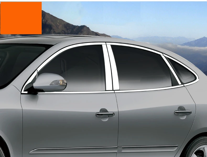 Нержавеющая сталь окна автомобиля планки для hyundai elantra 2006 2007 2008 2009 2010 hyundai Avante