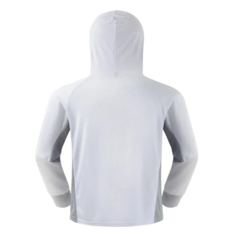 Lightweight Long Sleeve Fishing Jersey Men Fishing Clothes Quick Dry Sun Protection Shirts Hoodies With Zipper