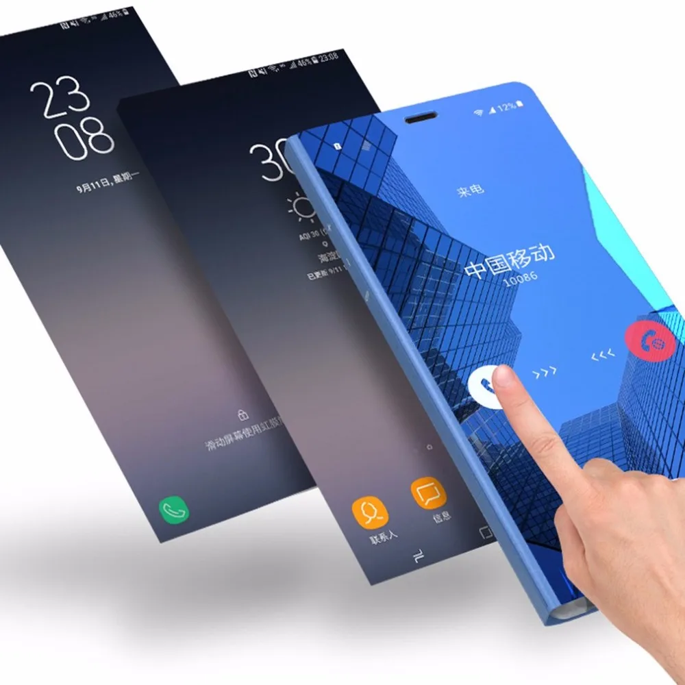 Чехол для телефона для samsung Galaxy S9 Plus кожаный чехол двойной Цвет мягкие из искусственной кожи тонкий защитный чехол для Galaxy S9 Прямая поставка