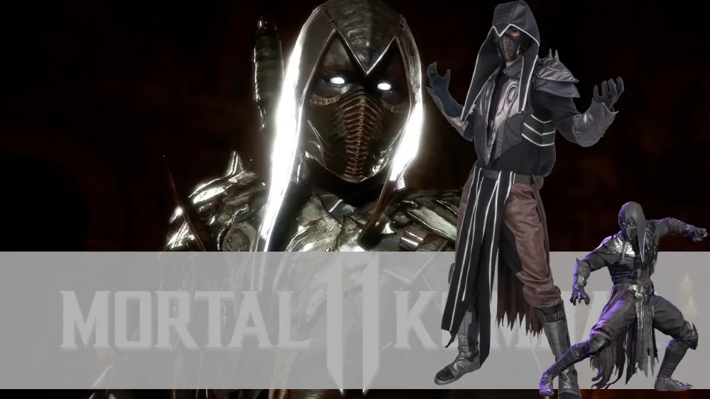 Xcoser Noob Saibot костюм mutal Kombat 11 Косплей Костюм Хэллоуин косплей платье Профессиональный костюм для мужчин Высокое качество
