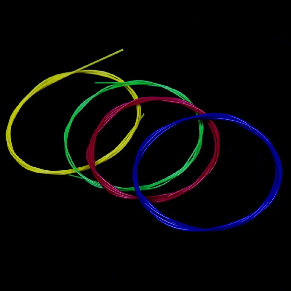 IRIN 4 Pcs Colored Nylon Ukulele Strings Guitar Strings Set Parts 0.56mm, 0.71mm, 0.81mm, 0.56mm