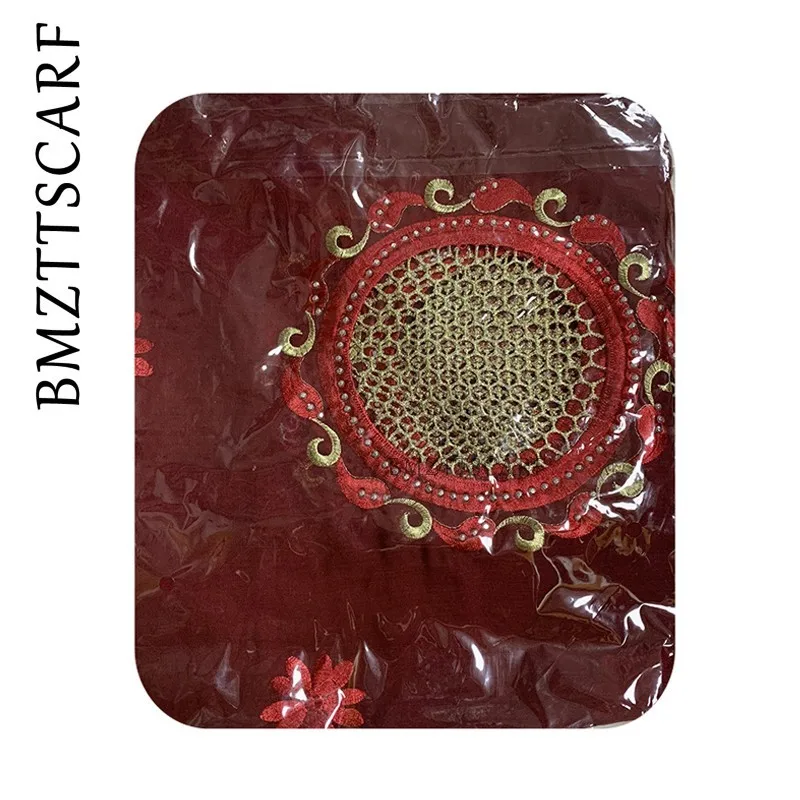 BM912 12 Женские шарфы из хлопка, мусульманский женский шарф с вышивкой, хлопковый шарф с вышивкой BM912 - Цвет: BM912 12