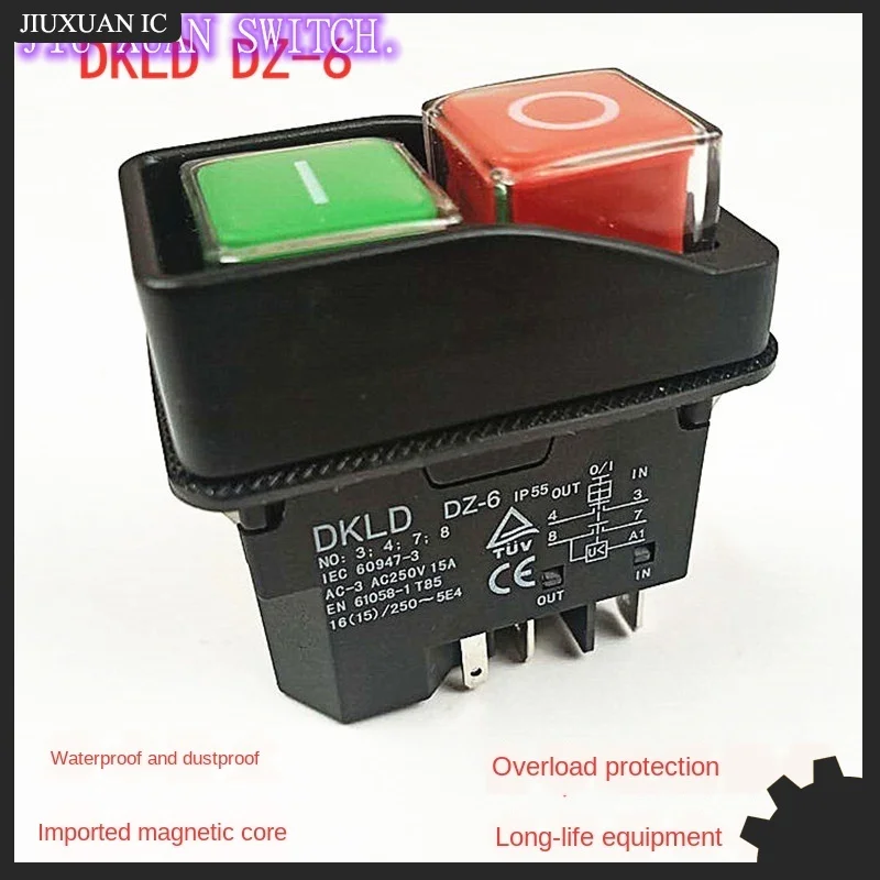 Brand Original Small Mixer Red Green Switch Dkld Waterproof Switch 5pin