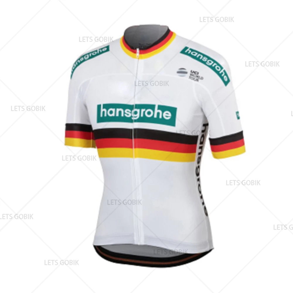 jersey only Boraing Hansgrohe велосипедная футболка с коротким рукавом, велосипедная рубашка, одежда для велосипеда, одежда Ropa Ciclismo, летняя одежда - Цвет: jersey only