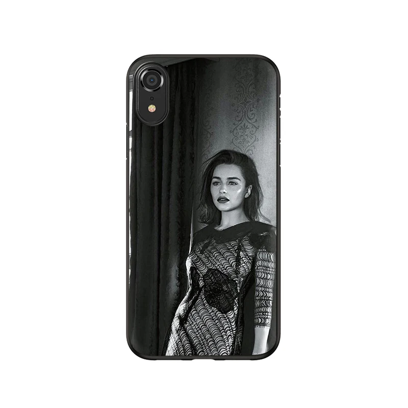 EWAU Emilia Кларк силиконовый чехол для телефона iPhone 5 5S SE 6 6s 7 8 Plus X XR XS 11 Pro Max - Цвет: B5