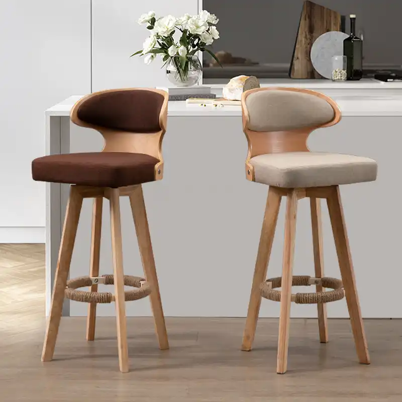 wood black bar stools