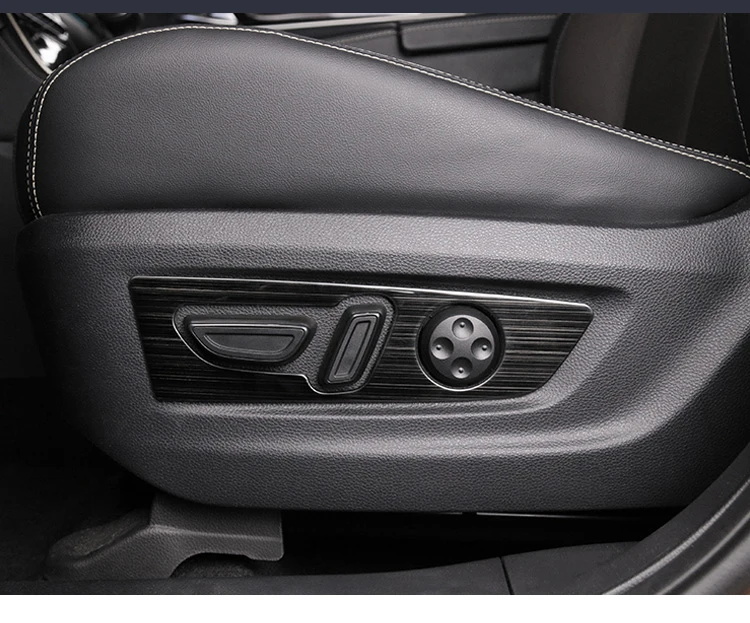 Lsrtw2017 для Trumpchi Gs5 автомобильное сиденье Кнопка регулировки панели планки салонные аксессуары молдинги нержавеющая сталь