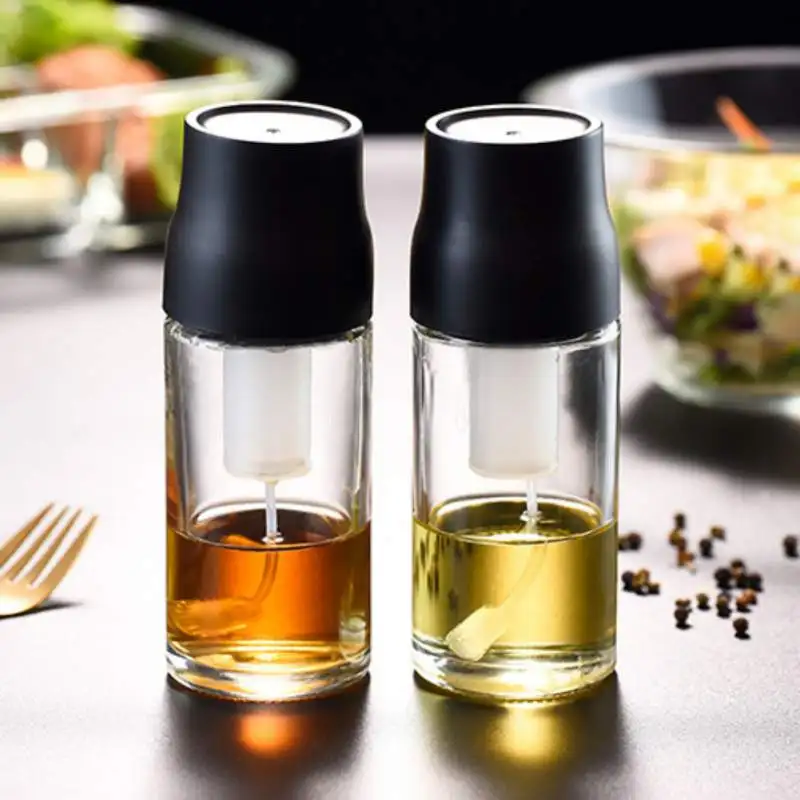 Olive Oil Sprayer Refillable Edible Oil Spray Bottle Glass Oil Vinegar Dispenser Bottle Refillable edible oil spray bottle