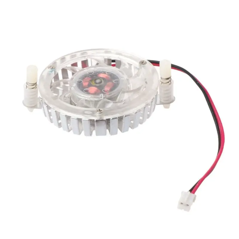 

2Pin DC 12V Round Computer Cooling Fans Cooler Replacement For PC Laptop Notebook Heat Radiation Accessories