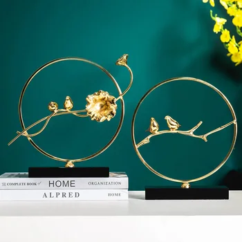 

Circle Porch Decoration Pure Copper Porch Decor Flower Bird Deer Home Decor Accessories Modern Living Room Bedroom Decor Gift