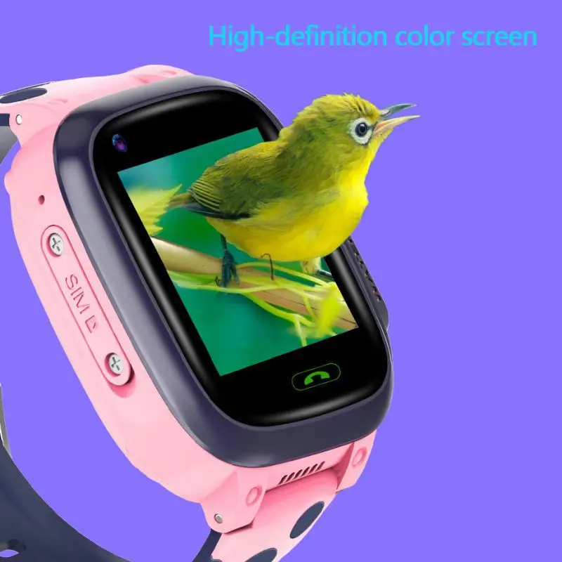 

Hot Children Smart Call Watch Support 4G SIM Card Wifi AI Voice SOS Help Extra 680mAh Long Standby Waterproof Watches