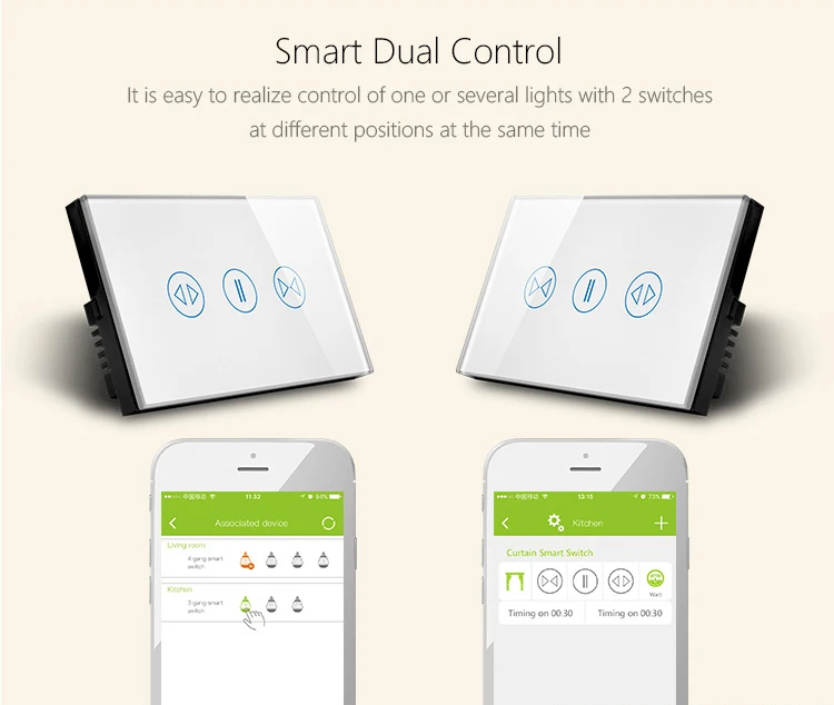 США/AU Стандартный приложение Smart шторка с WIFI переключатель 2,4 ГГц, система автоматического управления "умный дом" переключатель роликовой шторки, Alexa и Google Assistant голосовое Управление