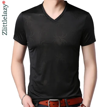 

2020 casual short sleeve t shirt men tshirt summer men's clothing transparent t-shirt streetwear fashion tee shirts tshirts 4133