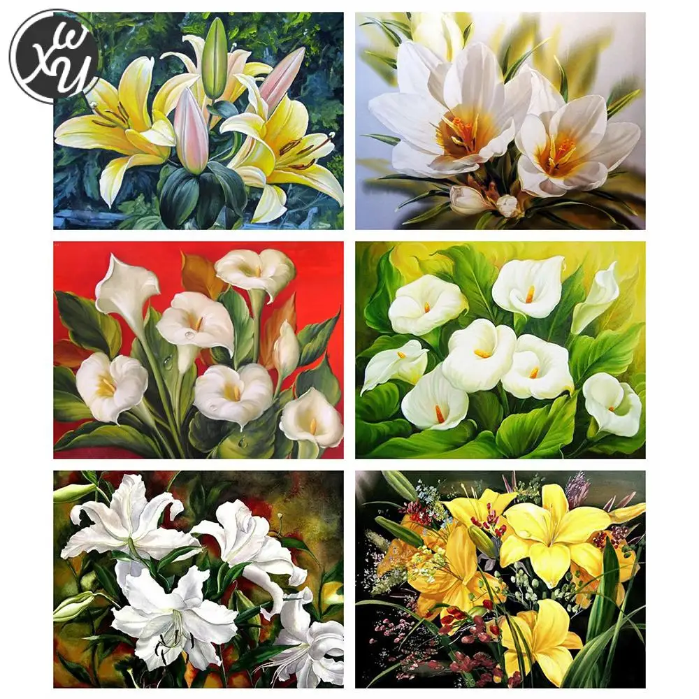 Набор для алмазной вышивки цветы лилии | Дом и сад