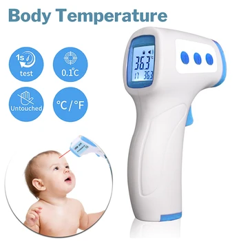 

Mutifuction Baby/Adult Digital Termomete Infrared Forehead Body Thermometer G-un Non-contact Temperature Measurement Device Mask