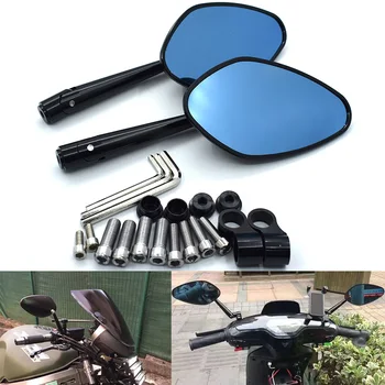 

universal motorcycle side mirror CNC Aluminium rearview mirror For Yamaha FZ1 FAZER FZ6 FZ6R FZ8 XJ6 XT660R XT660X MT-07 FZ9