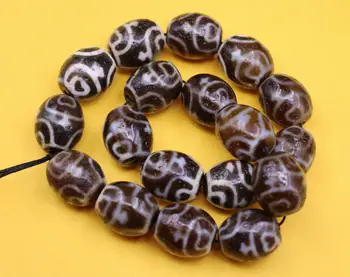 

Energy Magic LKbrother Talisman Treasure set of 18 Energy Tibetan Old Agate Precious Bottle Daluoo Totem dZi Bead