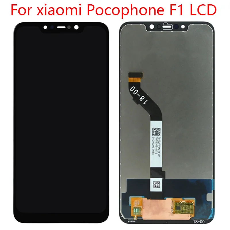 

For Xiaomi poco F1 Mi poco F1 MI Pocophone F1 Full LCD touch screen digitizer assembly replacement 6.18" LCD
