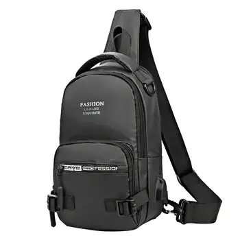 

New Unisex Outdoor Chest Bag Men's and Women's Waterproof Oxford Chest Bag Dexterous Simplicity Sports Leisure Bag Waist Packs