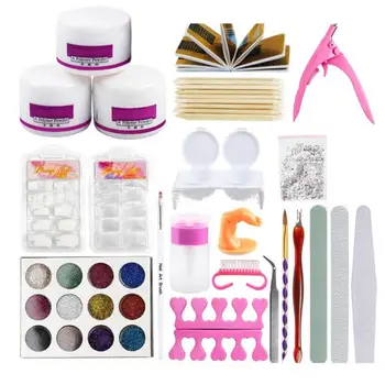 

1Set Starters Beginners Learning Nail Art Tool Kits DIY Manicure Decorations for Home Professional Salon Use