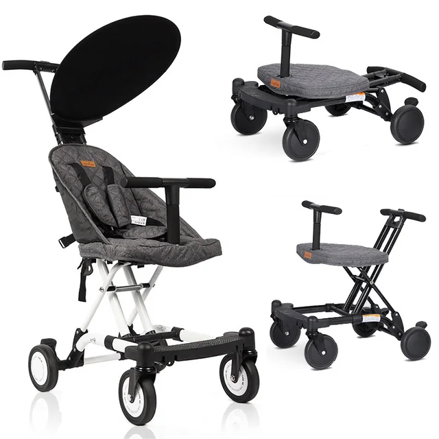 $US $60.33  Portable Folding Baby Stroller Lightweight Cart Baby Four Wheels Stroller Kids Walker Car Learn To 