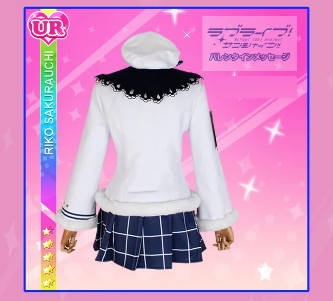 Индивидуальный размер Lovelive Sunshine Aqours Рождественский хор Sakurauchi Riko карнавальный костюм платье лолиты униот аниме одежда наряды