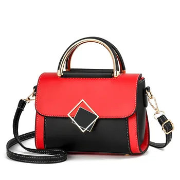 

Famous designer brand bags PU leather cross shoulder bag for women Vintage luxury messenger bags fashion Elegant bags square bag