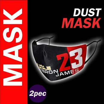 

2 pec Fabric Face Mask Drawings kpop Fashion Covers Mouth Mask Men's Washable Reusable Protective Masks For Adult Comfortable