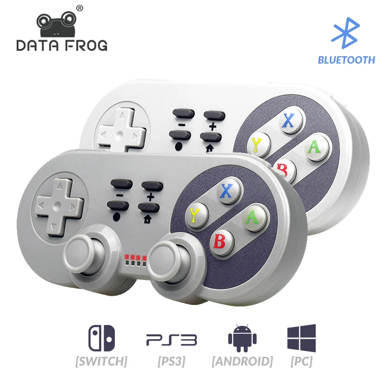 

DATA FROG Wireless Bluetooth Controller For NS Remote Vibration Gamepad For Nintend Switch Console Joystick for PC/Android/PS3