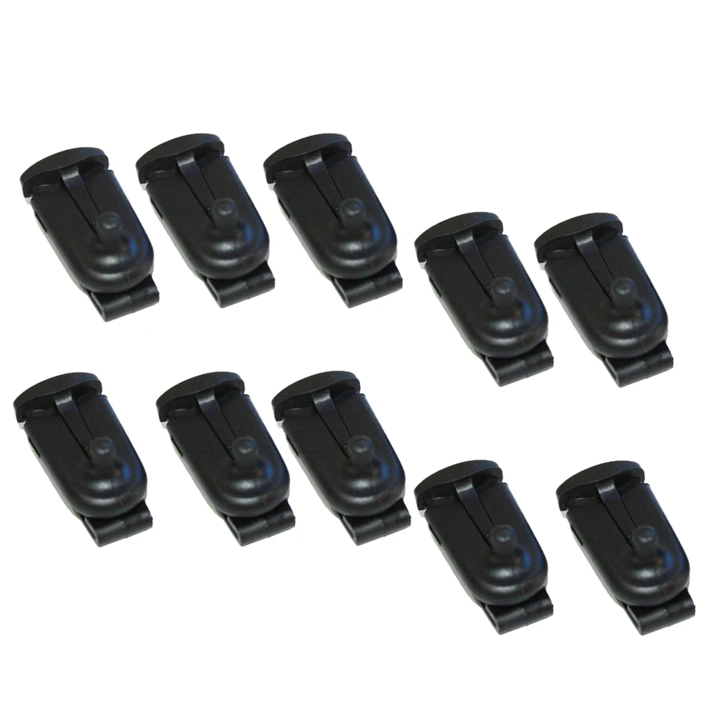 10 Pieces Belt Clip For Motorola Talkabout 2 Way Radios Walkie-talkie Black