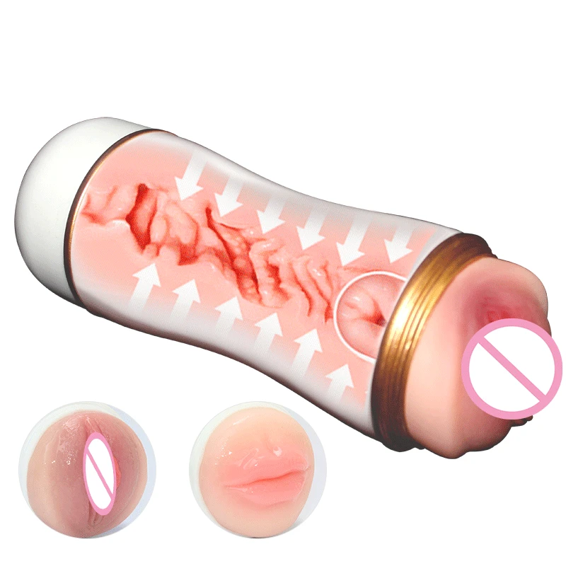 Man Artificial Vagina Masterbation Vagina Real Pussy Pocket Male Masturbator Cup Sex Toy for Man machine pussy 1