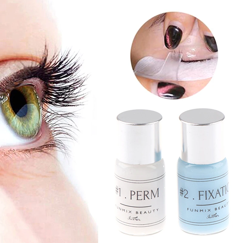 Eyelash Curl Fixture Kit Fast Fixing Fixative Home And Salon Perm Growth Tool | Красота и здоровье