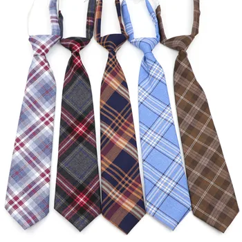 

Student Lazy Slim Necktie Skinny Stripped Tie Simplicity Elastic Band 7cm Width 33cm Length Party Formal Designer Men Kids Ties