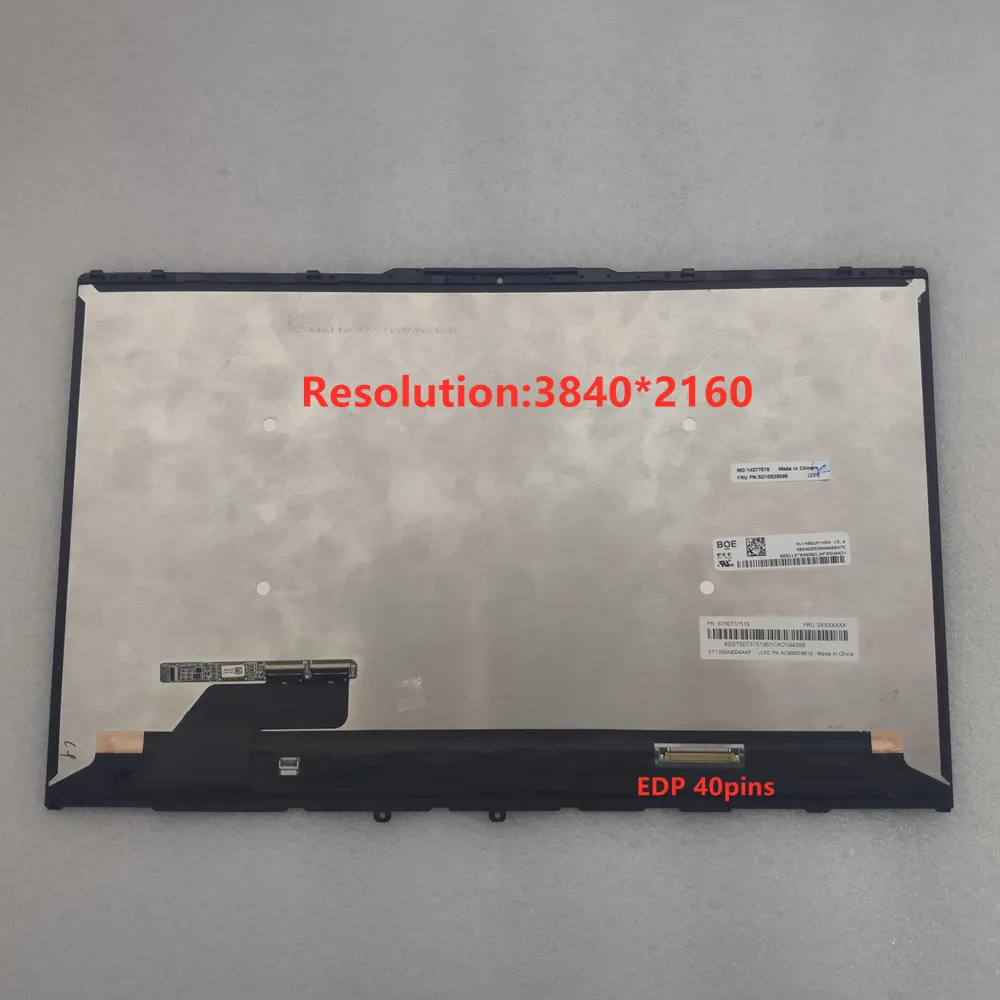 

ЖК-панель UHD NV140QUM N54 5D10S39596, светодиодный сенсорный экран 14,0 дюйма с рамкой в сборе для Lenovo Yoga C940-14IIL 81Q9