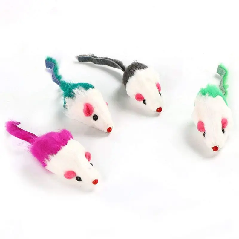 Гремящие кошачьи мыши x 4 шт-игрушки для кошек
