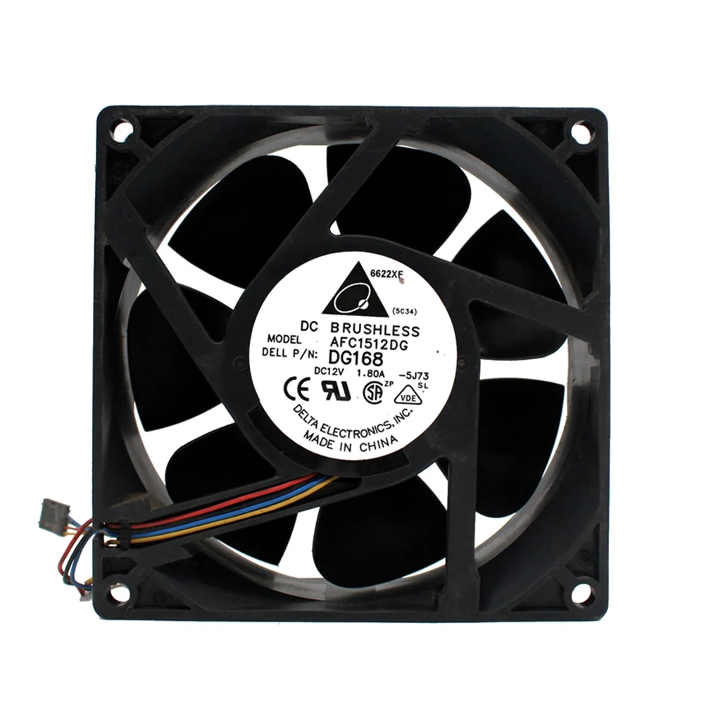 

For Delta 15050 DC 12V 1.80A AFC1512DG DG168 15CM wind volume cooling fan 150X150X50mm