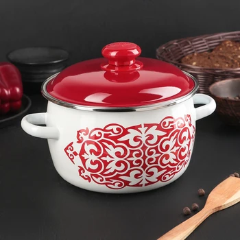 

Casserole "Aisha" 3 l, white, cherry lid