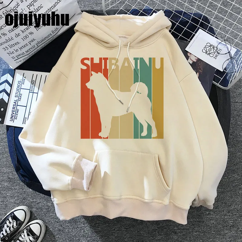 

Shiba Inu Hoodies Streetwear Harajuku Funny Cute Hoody Women Ullzang Girls Korean Style Casual Winter Kawaii Sweatshirt Female