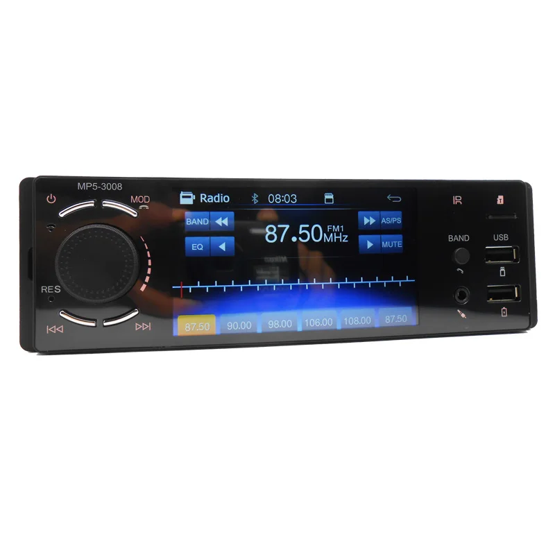 head unit Bluetooth Car Radio 1 Din Mirror Link 4" Touch Screen MP5 Video Player USB TF Handsfree A2DP Stereo Audio System Head Unit 3008 best buy car audio Car Radios