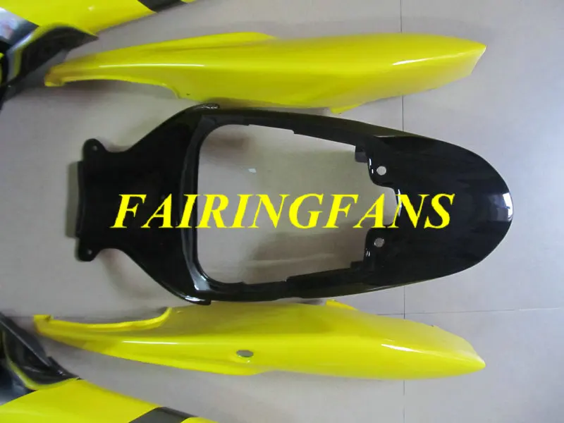 Литья под давлением обтекателя тела для GSXR600 750 K6 06 07 R 600 GSXR750 2006 2007 желто-черные Обтекатели Кузов+ подарки SC48