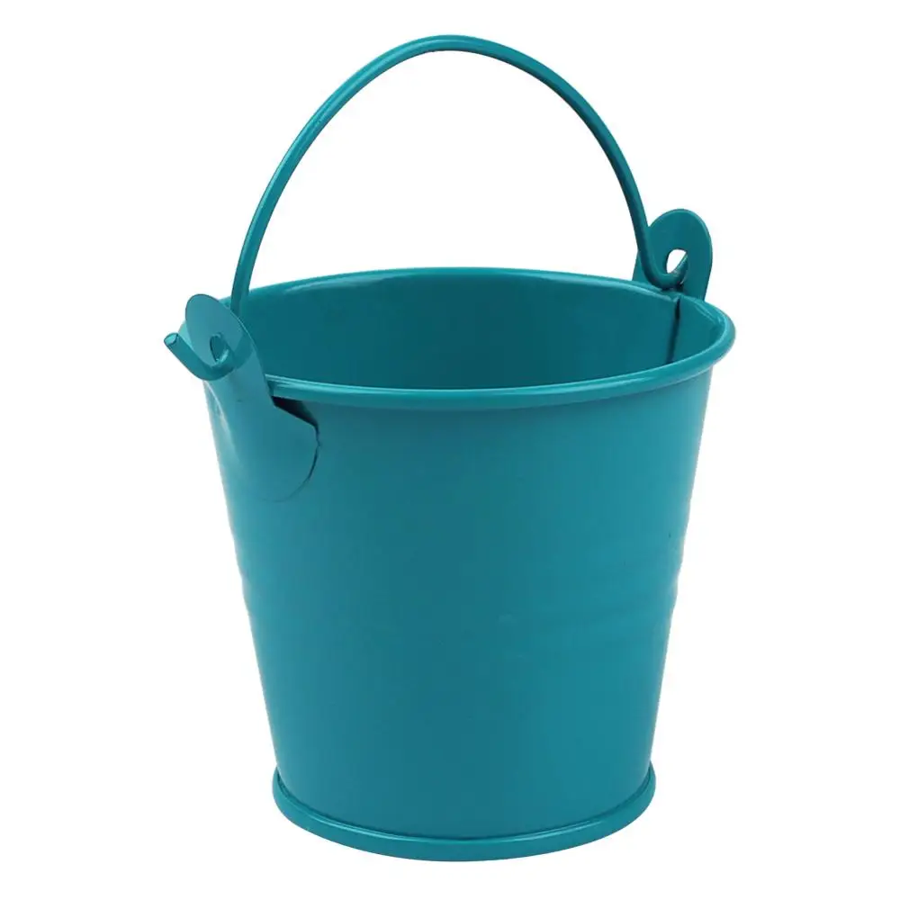 25pcs Green OurWarm 25 шт. мини металлическое ведро банки ведро горшки сладкое дерево завод Конфеты Подарочная коробка для детского душа Свадебная вечеринка коробки для подарков - Цвет: 25pcs Green