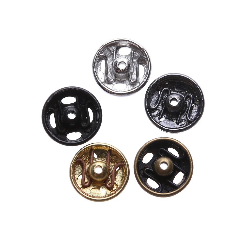 24Pcs Mini Button Buckle for 1/6 Doll DIY Doll Clothes Metal Buckle Invisible Snap Handmade Doll Clothing Sewing Accessories