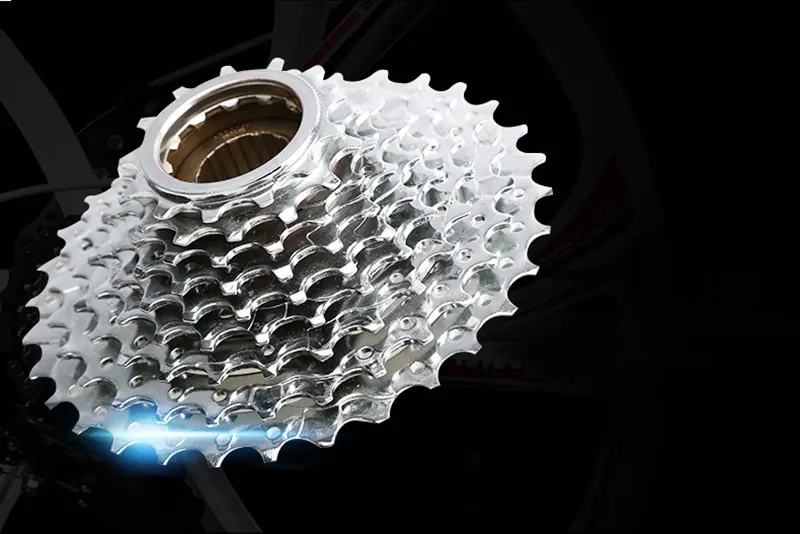 Top Bicycle Mountain Bike 26 Inch 24 Speed 10 Knife Wheel Double Disc Brakes Shock Road Men and Women Cool 3